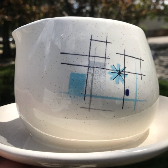 Franciscan Oasis pottery made in California USA gravy boat dish dinnerware - Picture 4 of 9